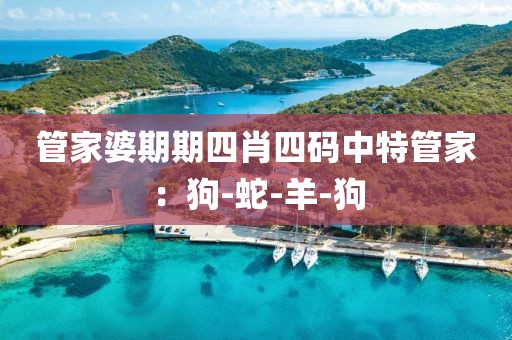 管家婆期期四肖四码中特管家：狗-蛇-羊-狗