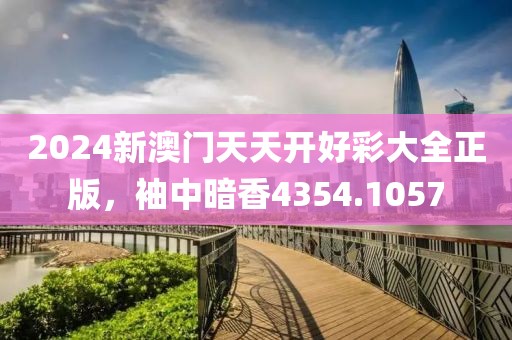 2024新澳门天天开好彩大全正版，袖中暗香4354.1057