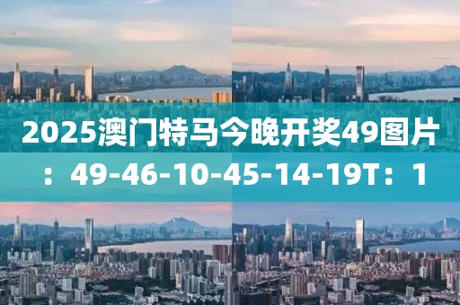 2025澳门特马今晚开奖49图片：49-46-10-45-14-19T：1