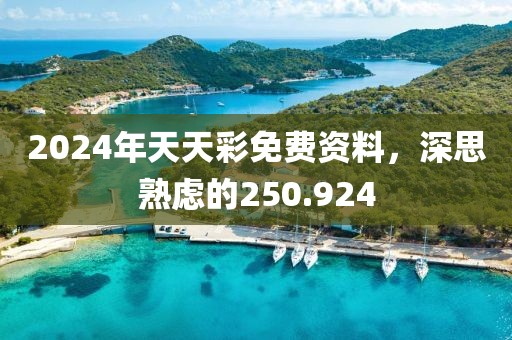 2024年天天彩免费资料，深思熟虑的250.924