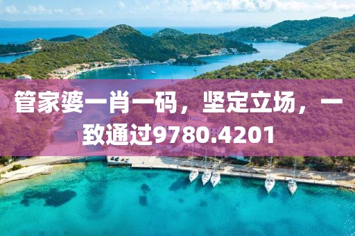 管家婆一肖一码，坚定立场，一致通过9780.4201