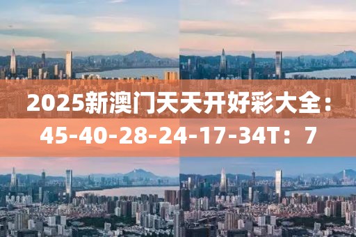2025新澳门天天开好彩大全：45-40-28-24-17-34T：7
