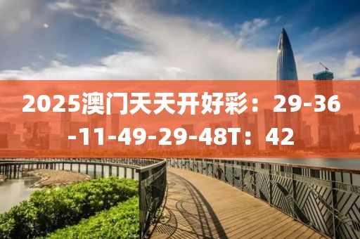 2025澳门天天开好彩：29-36-11-49-29-48T：42